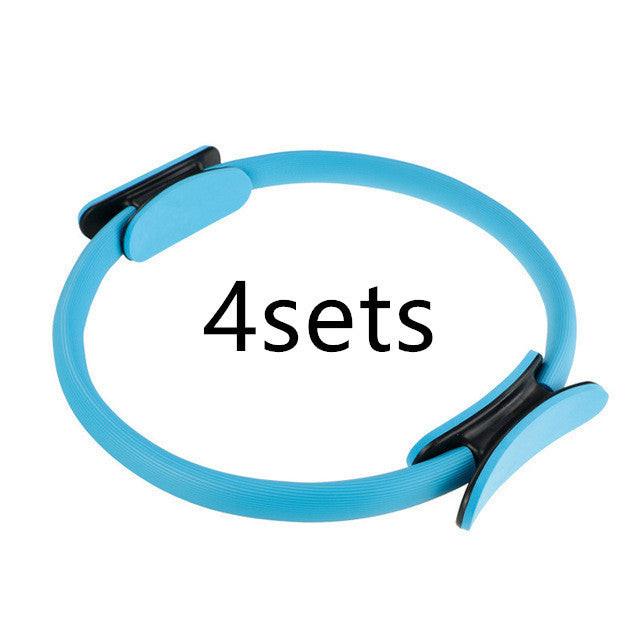 Yoga Fitness Pilates Ring Women Girls Circle Magic Dual Exercise Home Gym Workout Sports Lose Weight Body Resistance.