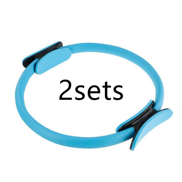 Yoga Fitness Pilates Ring Women Girls Circle Magic Dual Exercise Home Gym Workout Sports Lose Weight Body Resistance.