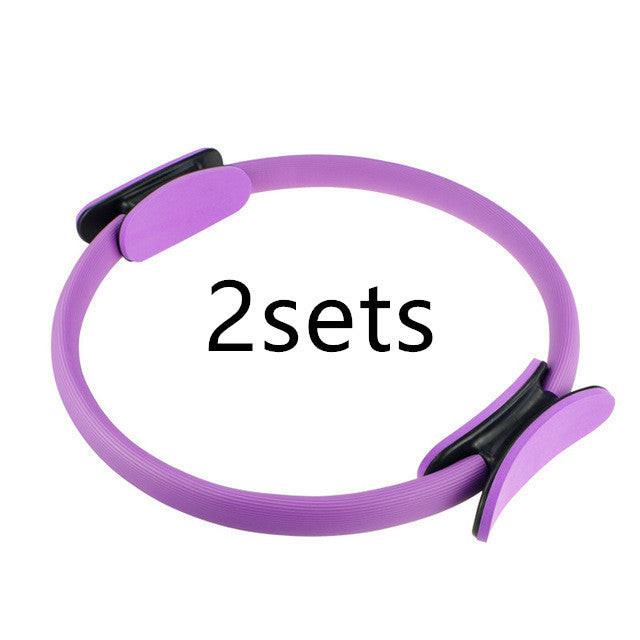 Yoga Fitness Pilates Ring Women Girls Circle Magic Dual Exercise Home Gym Workout Sports Lose Weight Body Resistance.