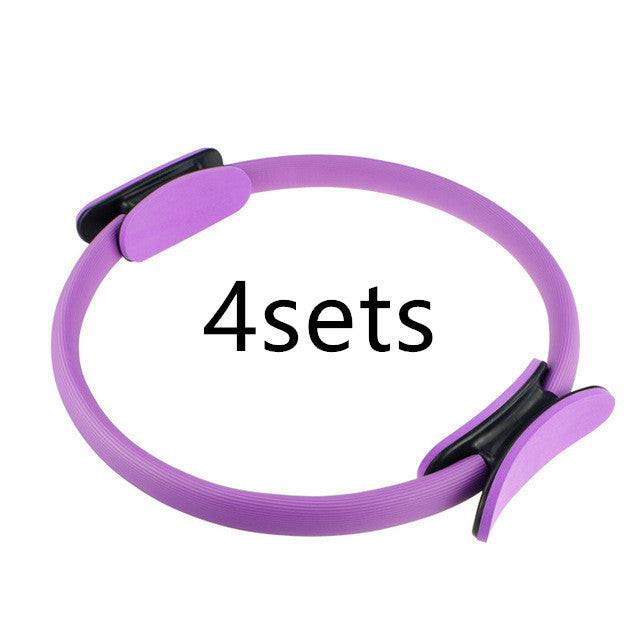 Yoga Fitness Pilates Ring Women Girls Circle Magic Dual Exercise Home Gym Workout Sports Lose Weight Body Resistance.