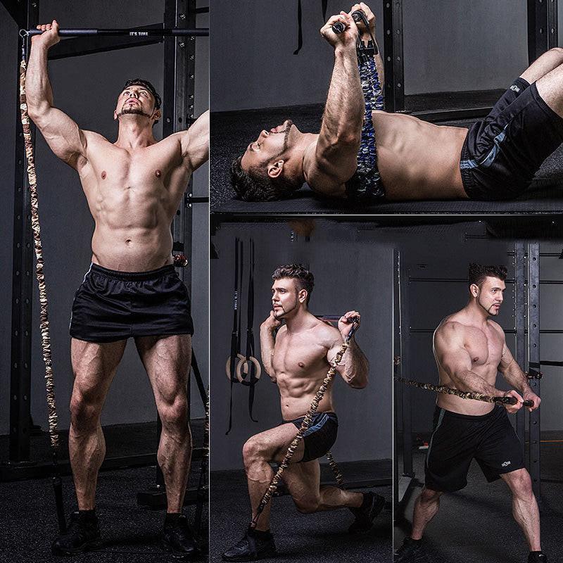 INNSTAR Fitness Push Rod Fitness Bar Portable Lever Bench Press Pilates Bar Fitness Exercise Equipment.