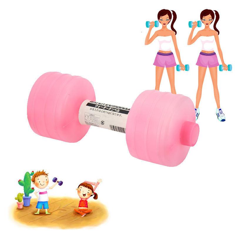 Body Building Water Dumbbell Weight Dumbbells Slimming Fitness Gym Equipment Yoga for Training Sport Plastic Bottle Exercise.