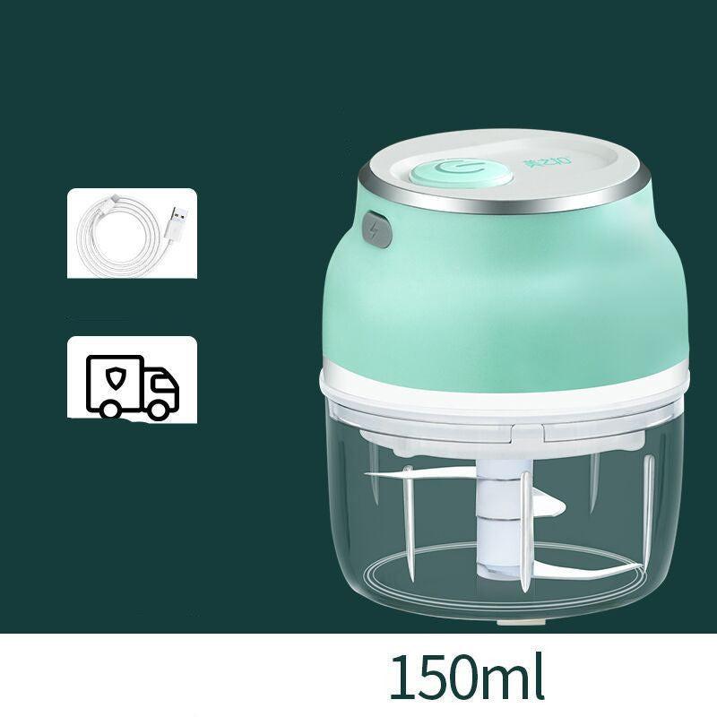 Portable Electric Mini Garlic Cutter Masher Vegetable Fruit Meat Food Chopper Grinder.