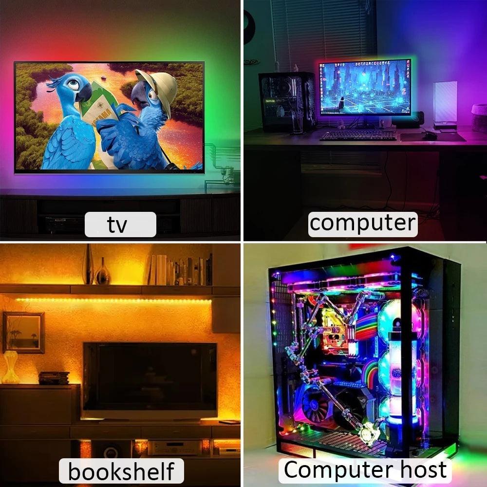 Led Lights With Usb Tv Background Lighting.