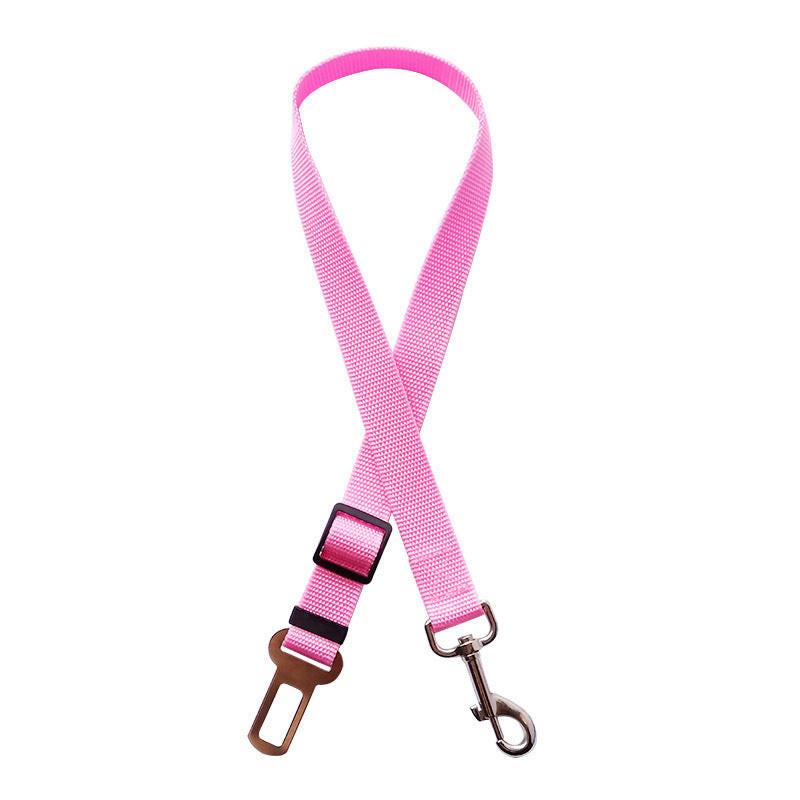 Adjustable Pet Cat Dog Car Seat Belt Pet Seat Vehicle Dog Harness Lead Clip Safety Lever Traction Dog Collars Dogs Accessoires Pets Products.