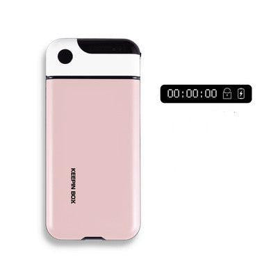 Self Discipline Phone Lock Portable Mobile Phone Lock Box Timer Smartphone Locking Case Safe Timed Lockbox Self-Discipline Keepin Box Limit Cell Phones Use.