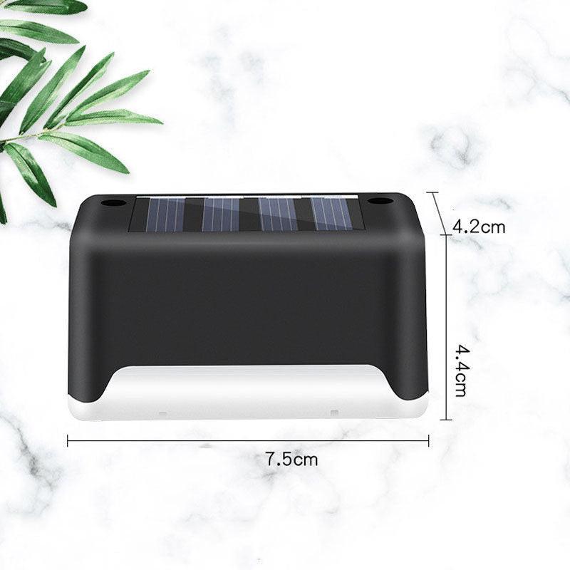 New Upgrade Waterproof LED Solar Fence Lamp Solar Deck Lights Solar Step Light Outdoor For Patio Stairs Garden Pathway Step Yard.
