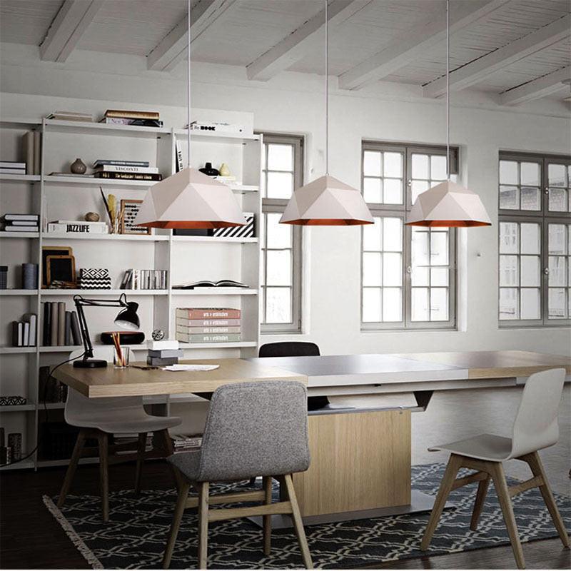 Colorful Geometric Creative Small Hanging Lamps.