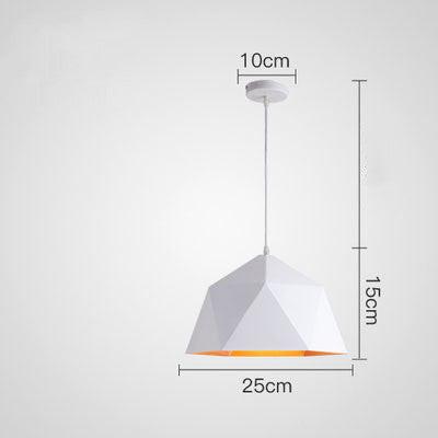 Colorful Geometric Creative Small Hanging Lamps.