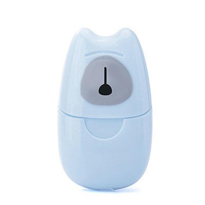 Disposable Soap Paper Travel Supplies Soap Flakes Creative Travel Outdoor Soap Box Portable Soap Paper Flakes.