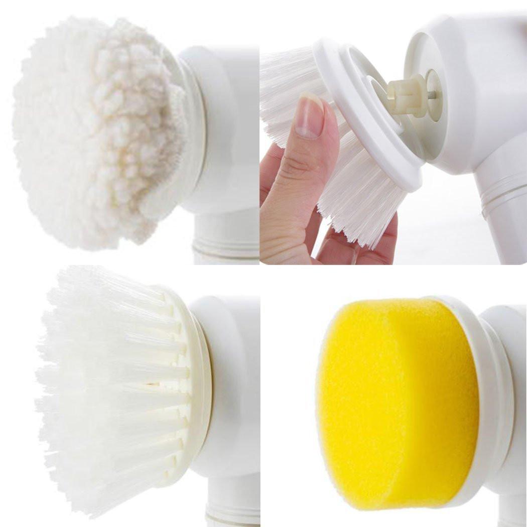 Electric Cleaning Brush Magic Brush Electric Bathtub Brush Housework 5 In 1 Cleaning Brush Electric Bathtub Brush Cleaning Brushes.