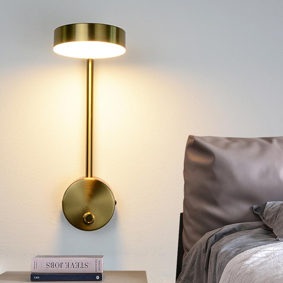 Bedside Lamp Wall Lamp Rotary Key  Lamp Wall Lamp Background Wall Decoration.