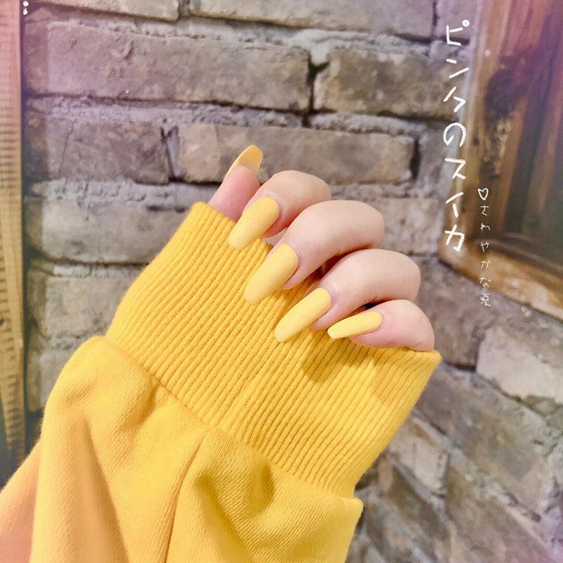 Fake Nails Wear Nails Autumn And Winter Frosted Personality Waterproof Ballet Nails.