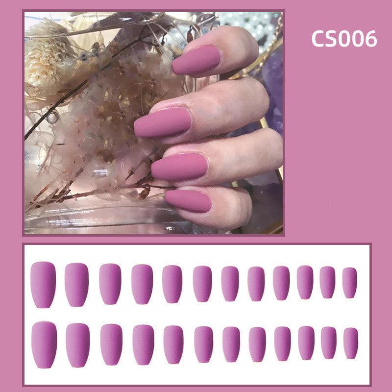 Fake Nails Wear Nails Autumn And Winter Frosted Personality Waterproof Ballet Nails.
