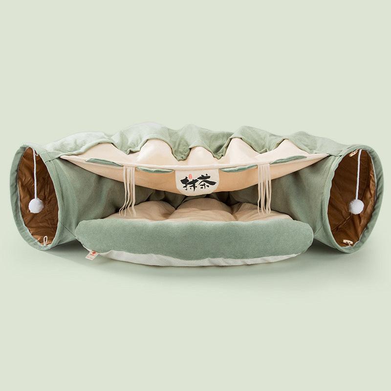 Collapsible Cat Tunnel Durable Washable Collapsible.