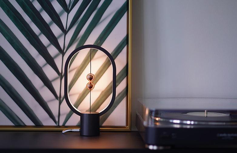 Mini Smart Magnetic Switch USB Suspended LED Bedroom Bedside Atmosphere Table Lamp.