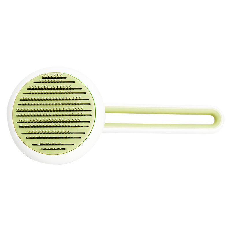 Pet Dog Hair Remover Cat Brush Grooming Tool Automatic Massage Comb Round Hair Brush For Cat Dog Pet Supplies.