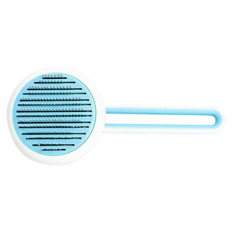 Pet Dog Hair Remover Cat Brush Grooming Tool Automatic Massage Comb Round Hair Brush For Cat Dog Pet Supplies.
