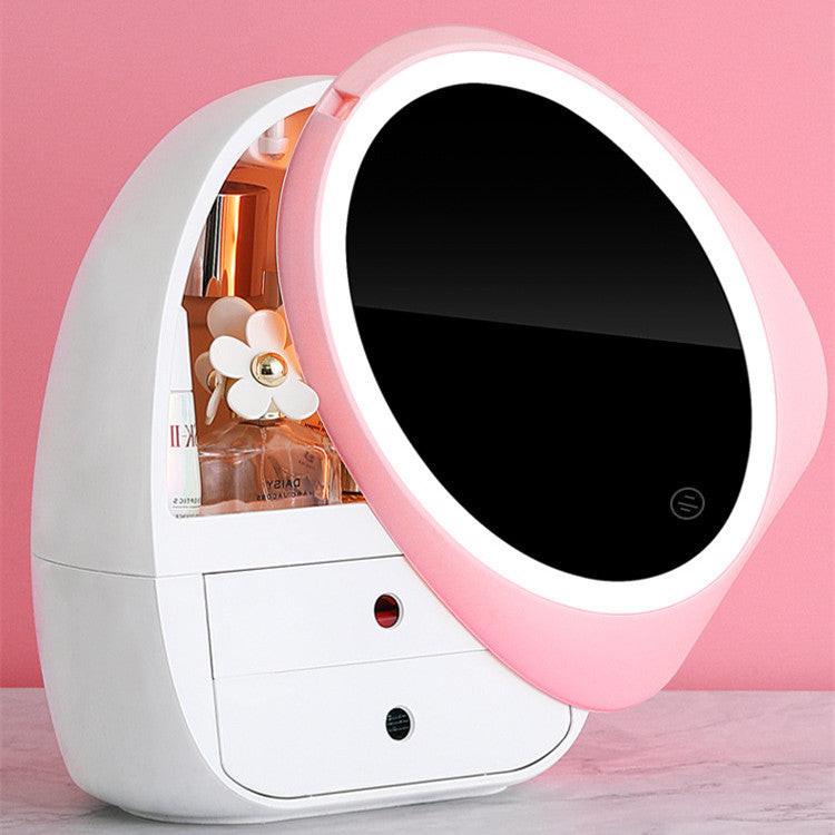 Makeup Organizer For Cosmetic Large Capacity Cosmetics Storage Box Desktop Jewelry Container.