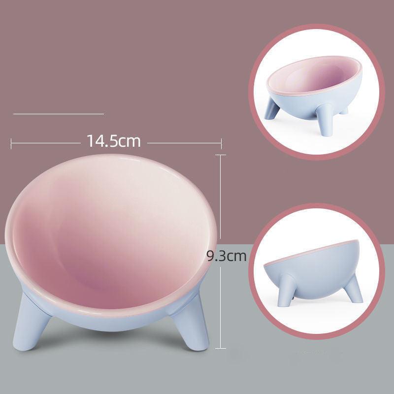 Cat Dog Bowl With Stand Pet Feeding Food Bowls Dogs Bunny Rabbit Nordic Color Feeder Product Supplies Pet Accessories.
