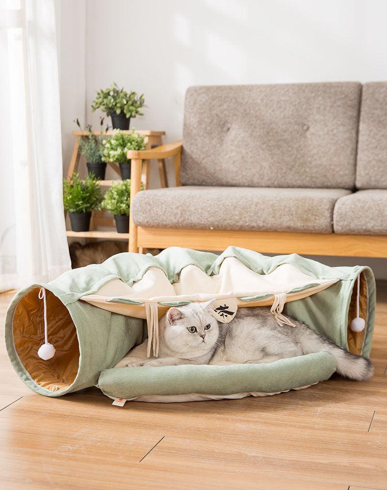 Collapsible Cat Tunnel Durable Washable Collapsible.