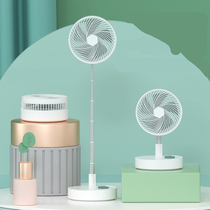 USB Charging Fan Portable Retractable Mini Fan.