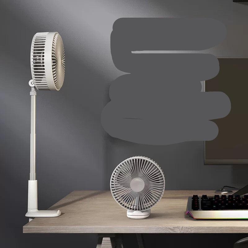 USB Charging Fan Portable Retractable Mini Fan.