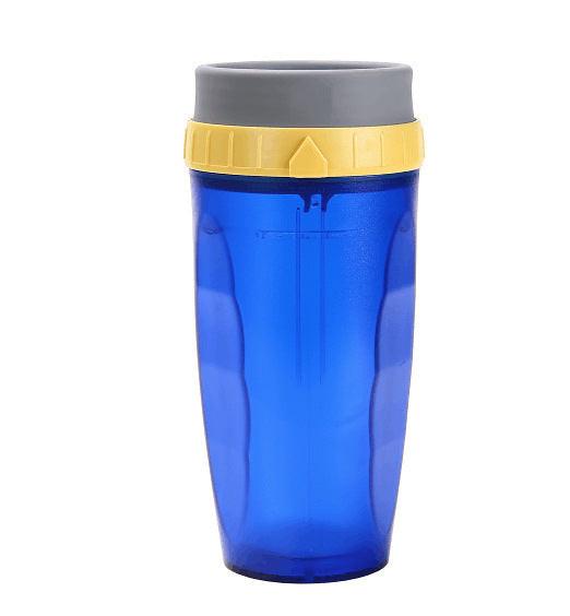 No Cover Twist Cup Travel Portable Cup Double Insulation Tumbler Straw Sippy Water Bottles Portable For Children Adults.