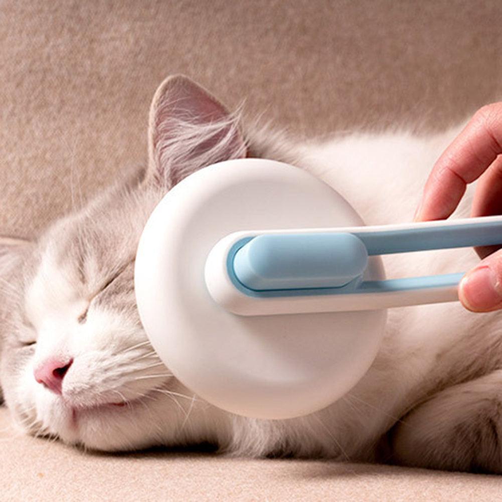 Pet Dog Hair Remover Cat Brush Grooming Tool Automatic Massage Comb Round Hair Brush For Cat Dog Pet Supplies.