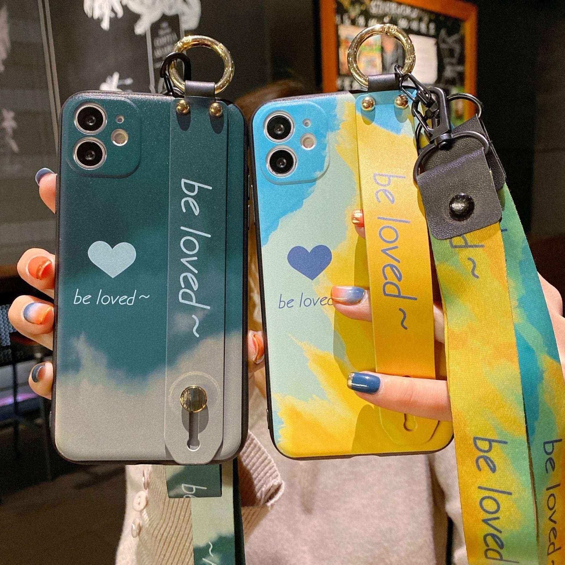 Wristband Phone Case Watercolor Phone Case.
