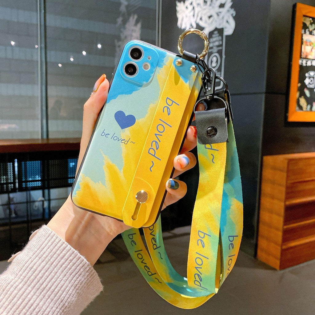 Wristband Phone Case Watercolor Phone Case.