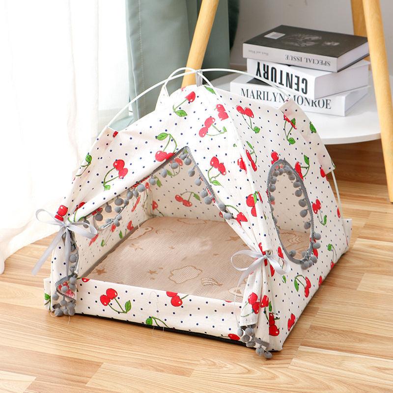 Cat Tent Cat Cat House Enclosed Pet Bed.