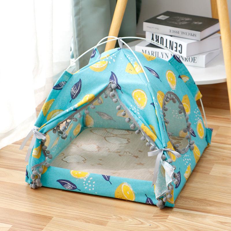 Cat Tent Cat Cat House Enclosed Pet Bed.