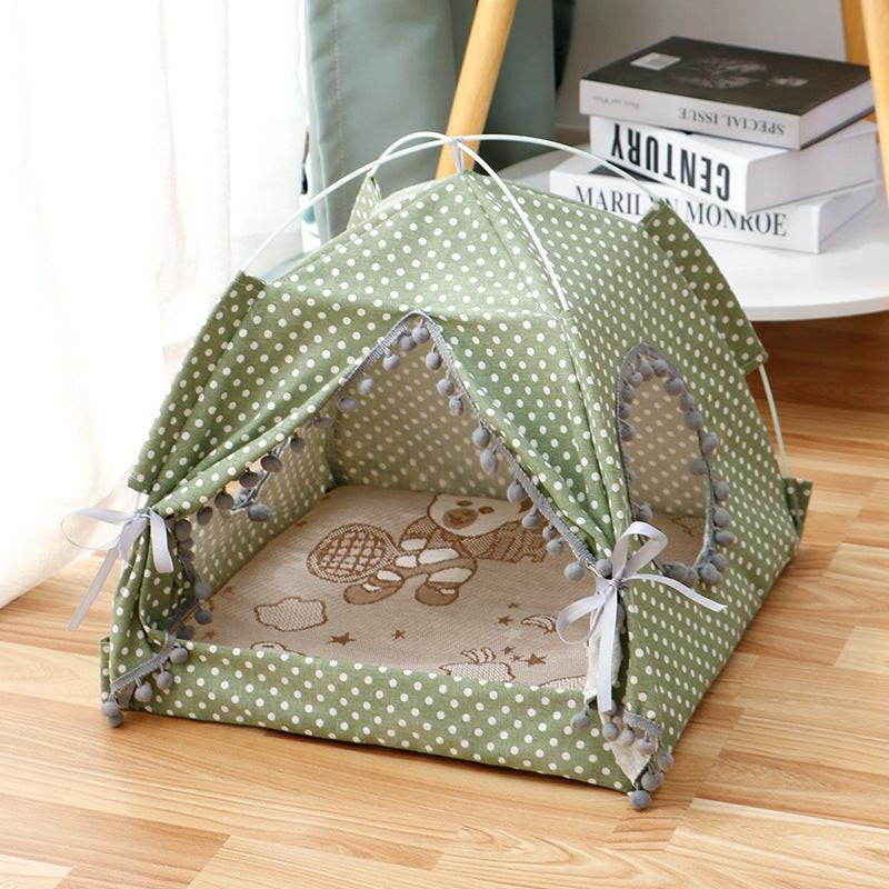 Cat Tent Cat Cat House Enclosed Pet Bed.