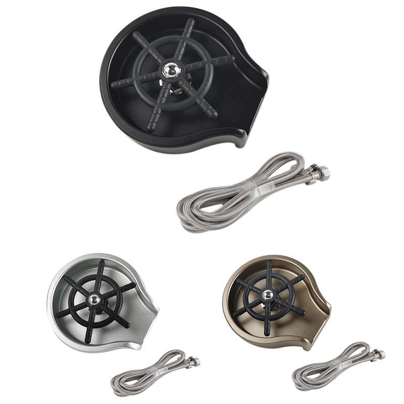 Stainless Steel Cup Washer With Embedded Automatic High-pressure Push Cup Washer.