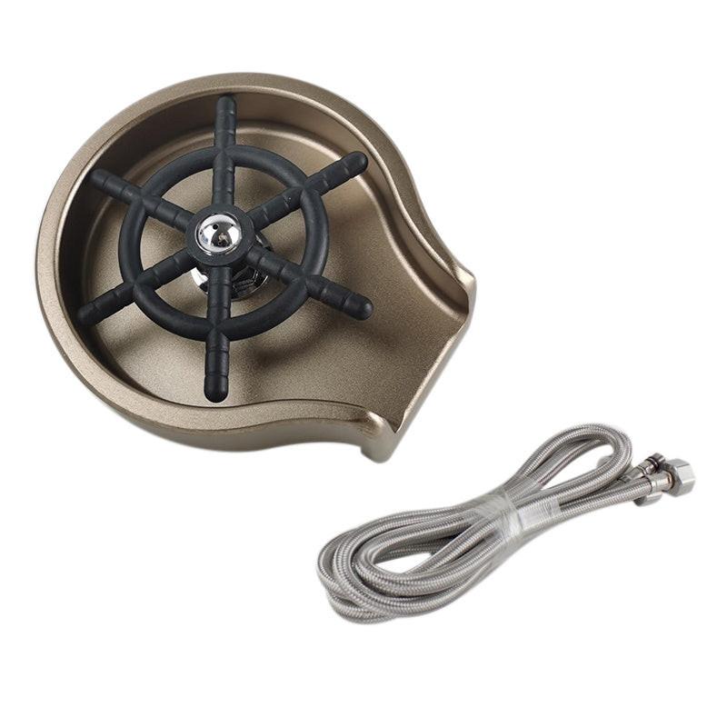 Stainless Steel Cup Washer With Embedded Automatic High-pressure Push Cup Washer.