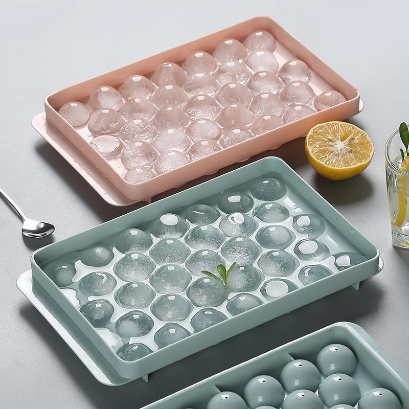 Ice Tray 3D Round Ice Molds Home Bar Party Use Round Ball Ice Cube Makers Kitchen DIY Ice Cream Moulds.