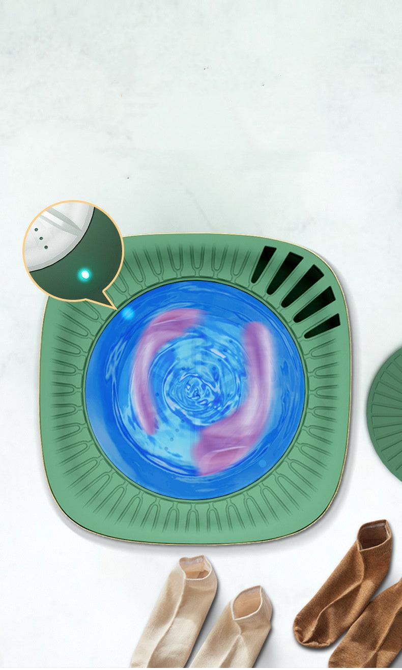 Mini Portable Washing Machine Fully Automatic Dormitory Travel Underwear Washing Machine.