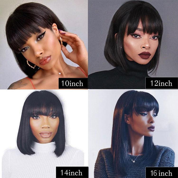 Unice Hair Full Machine Human Hair Wigs For Black Women.