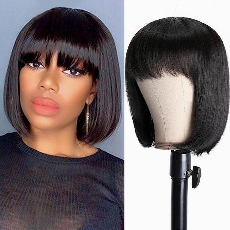 Unice Hair Full Machine Human Hair Wigs For Black Women.