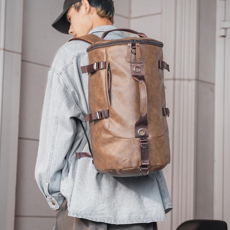 Travel Bag Male Korean Outdoor Travel Backpack Canvas Men's Luggage.