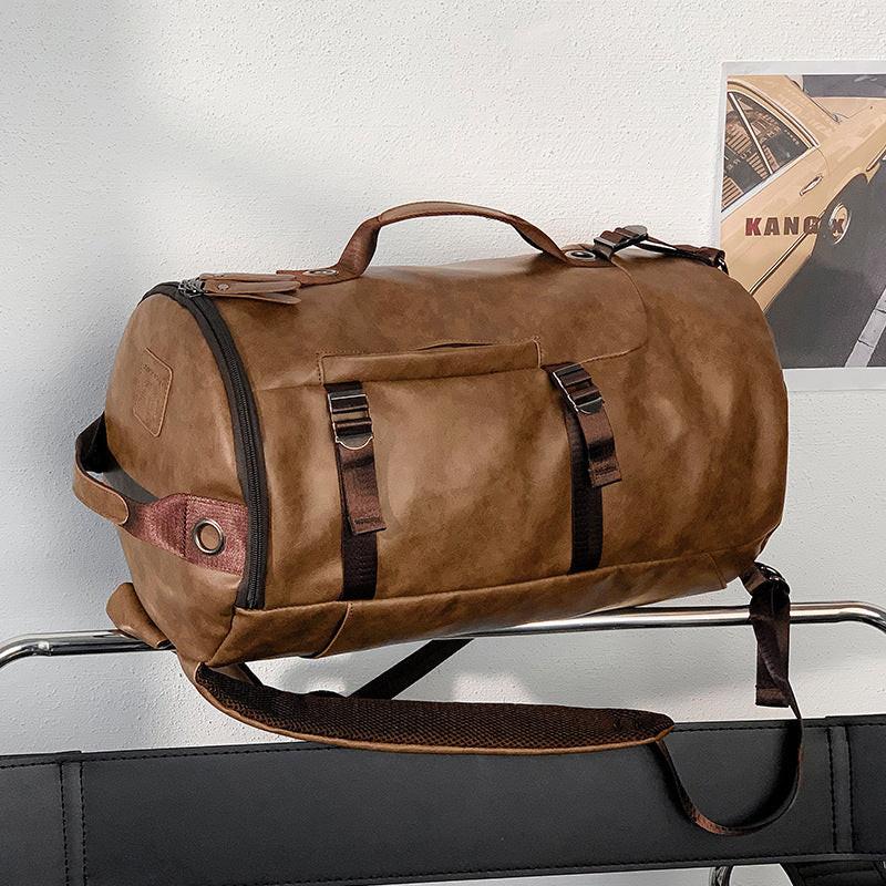 Travel Bag Male Korean Outdoor Travel Backpack Canvas Men's Luggage.