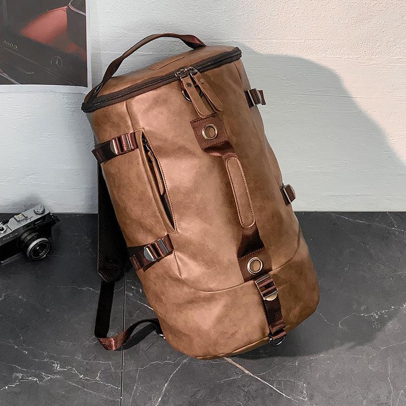Travel Bag Male Korean Outdoor Travel Backpack Canvas Men's Luggage.