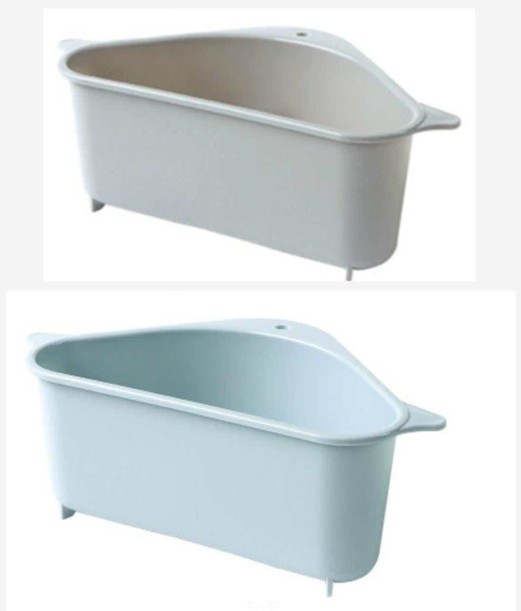 Kitchen Sink Multi-function Triangle Storage Rack Multi-purpose Dishwashing Sponge Drain Rack Storage Rack.