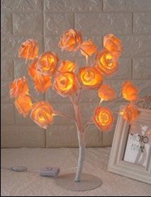 LED Tree Lamp Rose Small Tree Lamp Modeling Lamp Table Lamp.