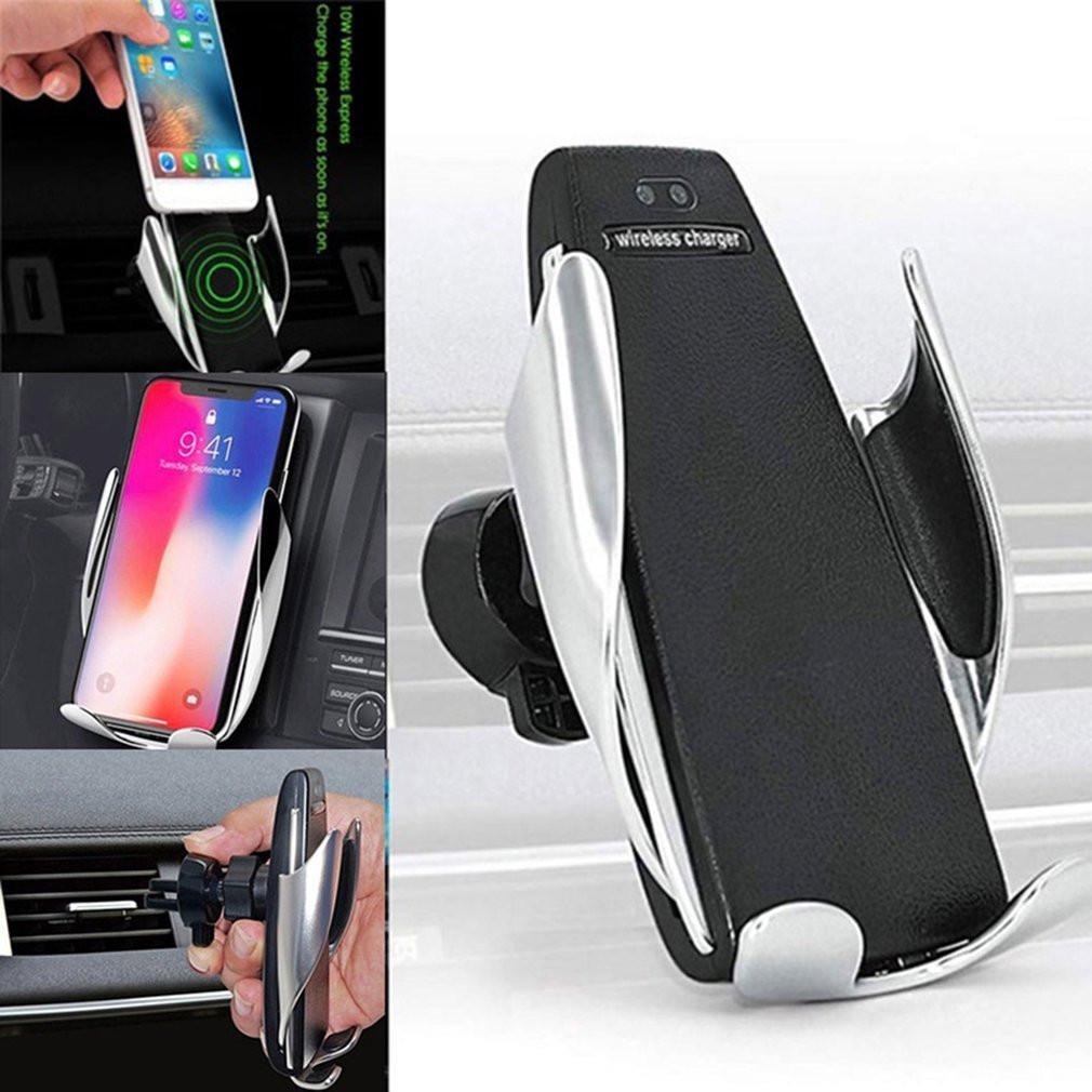 Car Wireless Charger 10W Induction Car Fast Wireless Charging With Car Phone Holder S5.