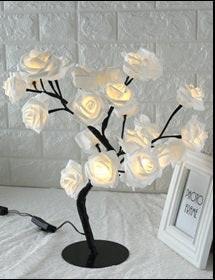 LED Tree Lamp Rose Small Tree Lamp Modeling Lamp Table Lamp.