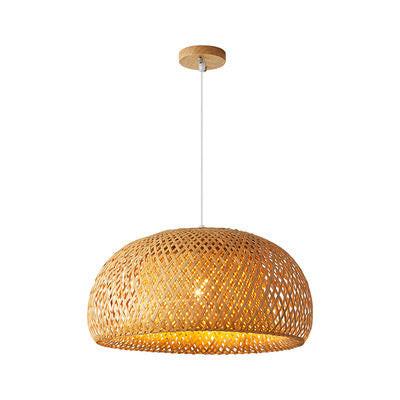 Bamboo Woven Simple Japanese Creative Pastoral Chandelier.