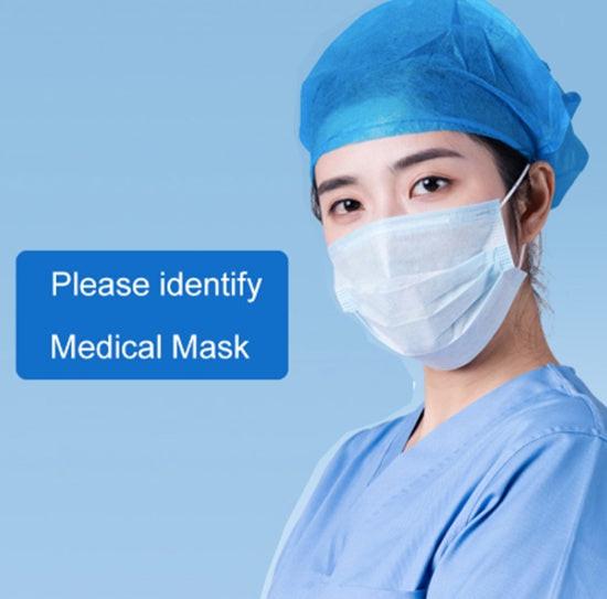 Professional Medical Mask Disposable 3-Ply Face Mask Antiviral Medical-Surgical Mask.