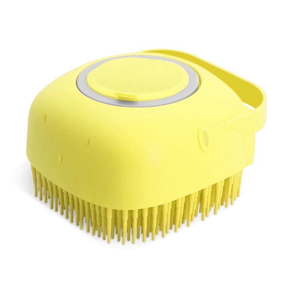 Pet Dog Shampoo Massager Brush Cat Massage Comb Grooming Scrubber Shower Brush For Bathing Short Hair Soft Silicone Brushes.
